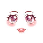 anime face Roblox decal preview