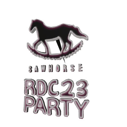 2023 RDC Sawhorse Party Pin thumbnail