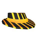 Black & Yellow Stripe Fedora