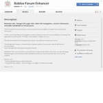 The Roblox Forum Page
