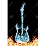TheJesse flaming guitar Fam