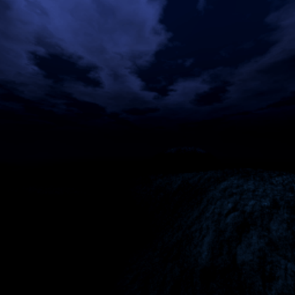 Dark Blue Mountains Skybox