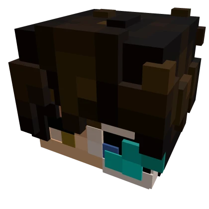 Pixel Boy half skeleton w/blue eye in blue flames | Roblox Item - Rolimon's