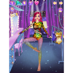 Rainbow team party time Girl party