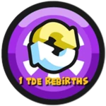 1 TDe Rebirths Roblox badge thumbnail