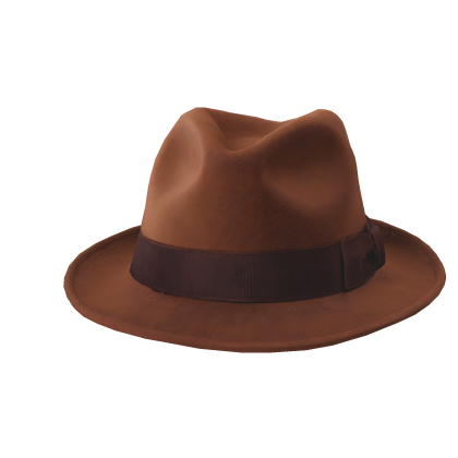 Classic Brown Felt Fedora 