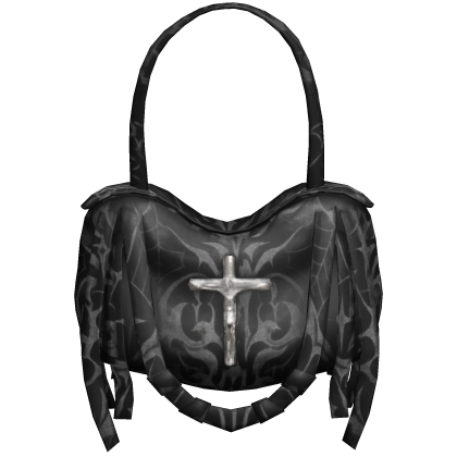 Black Grunge Emo Strapped Handbag 3.0