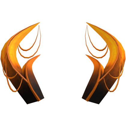 Demonic Halloween Horns - Orange Roblox item