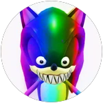 Blue Hedgehog Rainbow