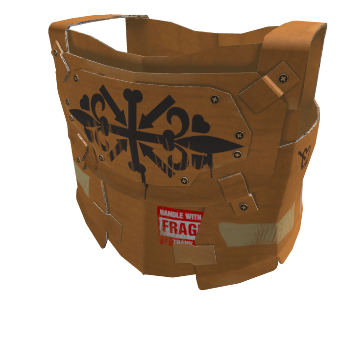 Cardboard Knight Chest Armor