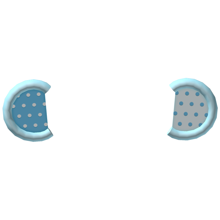 cute koala ears blue