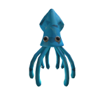 Blue Sparkle Time Squid