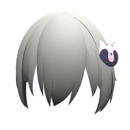 Dark Greyish Hair Michiru w/ Hairpin - Michiru