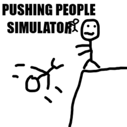 Pushing People Simulator