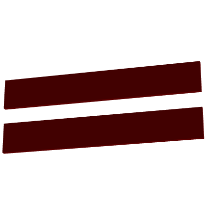 Red Double Line Hair Clips