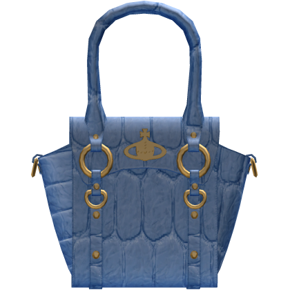 Light Blue Vivienne Westwood Baddie Purse Bag