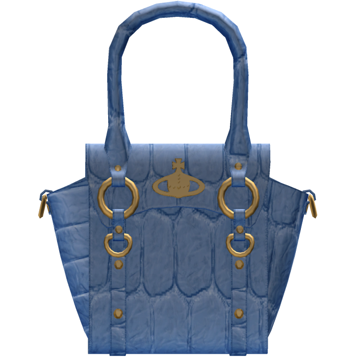 Light Blue Vivienne Westwood Baddie Purse Bag