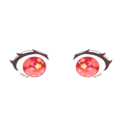 Red chibi eyes Roblox decal