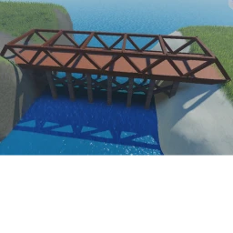silly wooden bridge icon