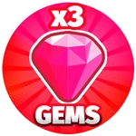 x3 Gems!