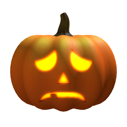 Emissive Jack O'Lantern [Sad] Roblox item