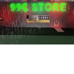 convenience store (free Boombox)