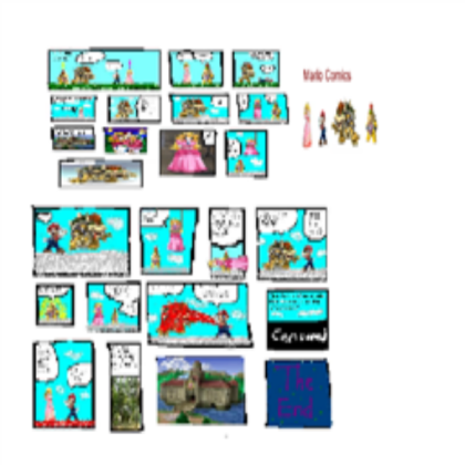 My Mario Comics Roblox decal