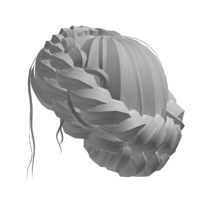 💵 Cute Braided Bun White Girl Hair Roblox item