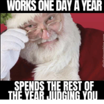 Santa and elf’s