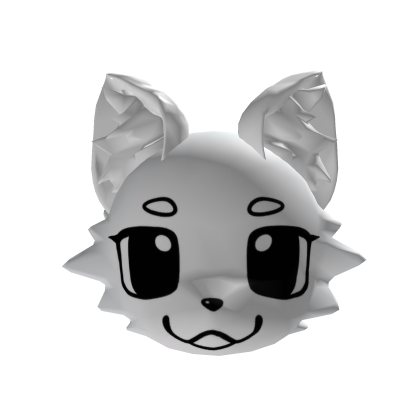 Cute White Furry Head