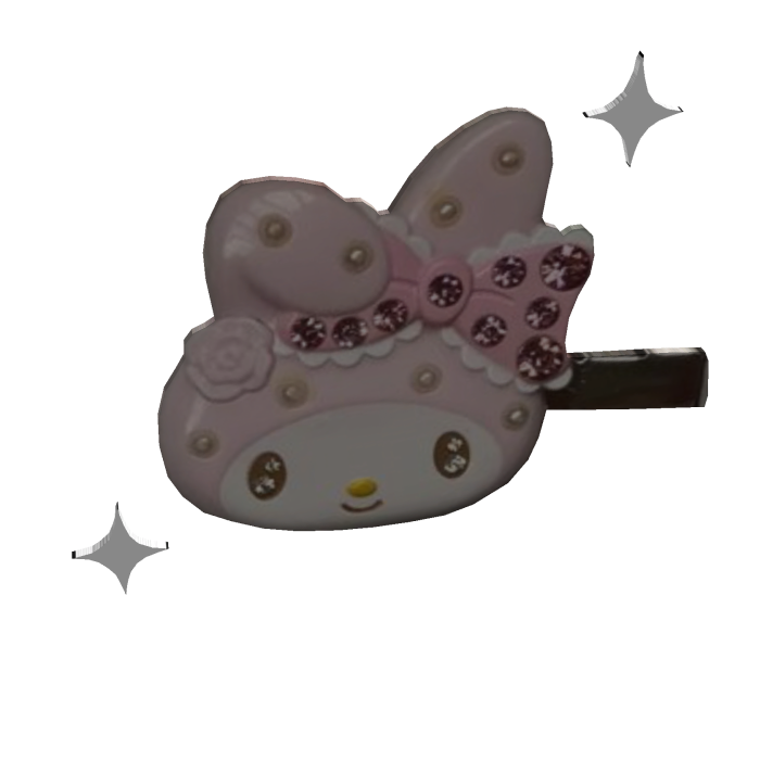 Y2K Kuromi Hairclip