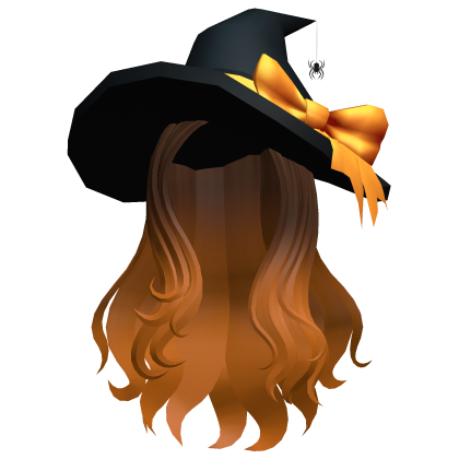 Halloween Long Wavy Witch Hair Brown Roblox item