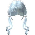 ݁⋆. 𐙚♡|Cute soft blue Curly twintails hair݁|⋆. ♡
