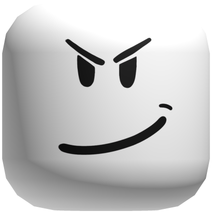 classic mischievous smirk Roblox item