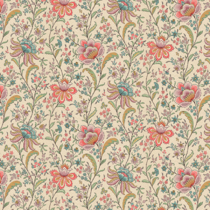 Vintage Floral Fantasy - Victorian Wallpaper Roblox decal