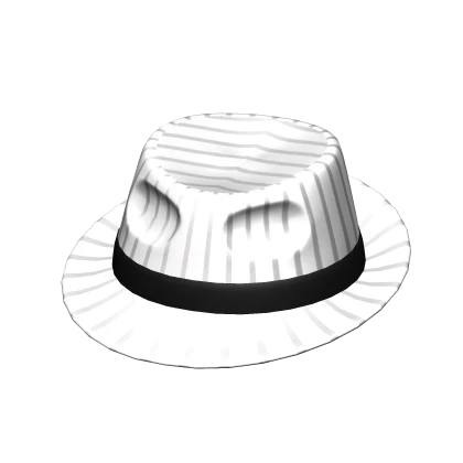 White Fedora Roblox item render