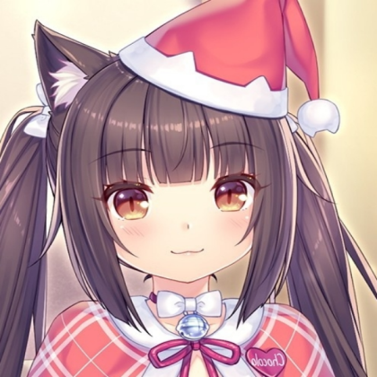cute anime girl christmas Roblox decal