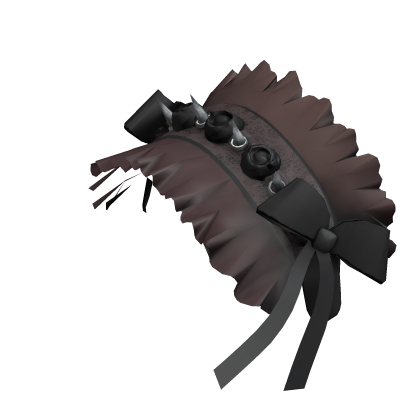 Goth Spiked Headband - Brown Black Roblox item