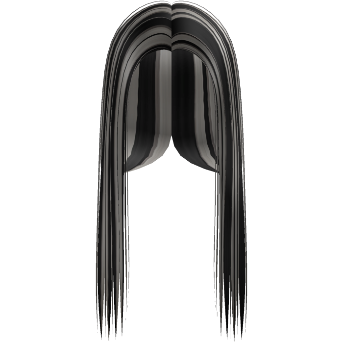 Black & P Blonde Triple Highlight Front-swept Hair