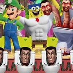 SKIBIDI TOILET CART RIDE & OBBY!!!!!!