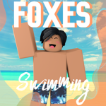 Foxes Swimming