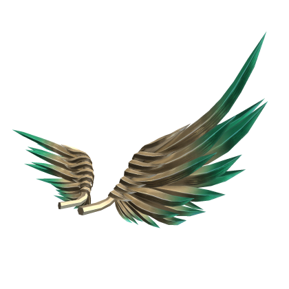 Jade Feathered Stellar Wings Roblox item