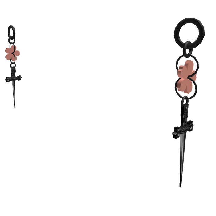天涯 | Sakura Dagger Earrings