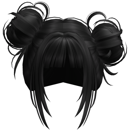 Tilted Messy Buns (Black)