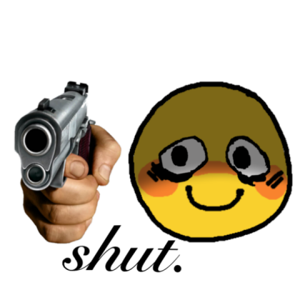 shut transparent Roblox decal