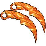 DUAL KARAMBITS: LIQUID BRONZE
