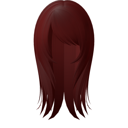 ☆ fatal emo doll messy straight hair red