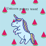 Unicorn puppy team