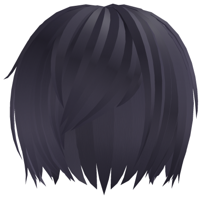 (｡･ω･｡) niche anime hair in purple Roblox item