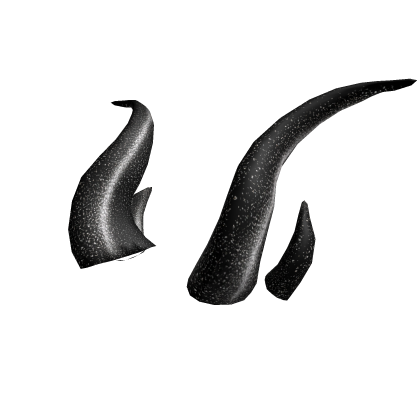 Black Iron Horns Roblox item